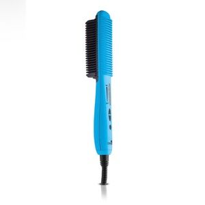 Genius Heating Element Multi-Purpose Ceramic Baby Blue Hair Brush